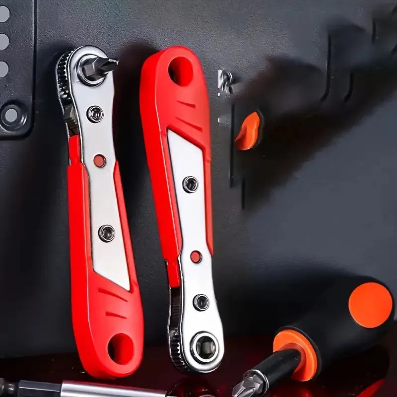 Right-Angle Ratchet Screwdriver | Narrow Space Phillips Tool Ratchet Screwdriver QXL