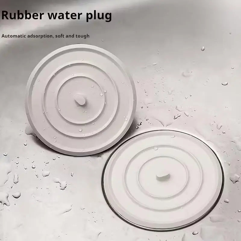 Bathroom Drain Plug & Odor-Proof Cover for Sink & Tub Drain Plug Cover QXL
