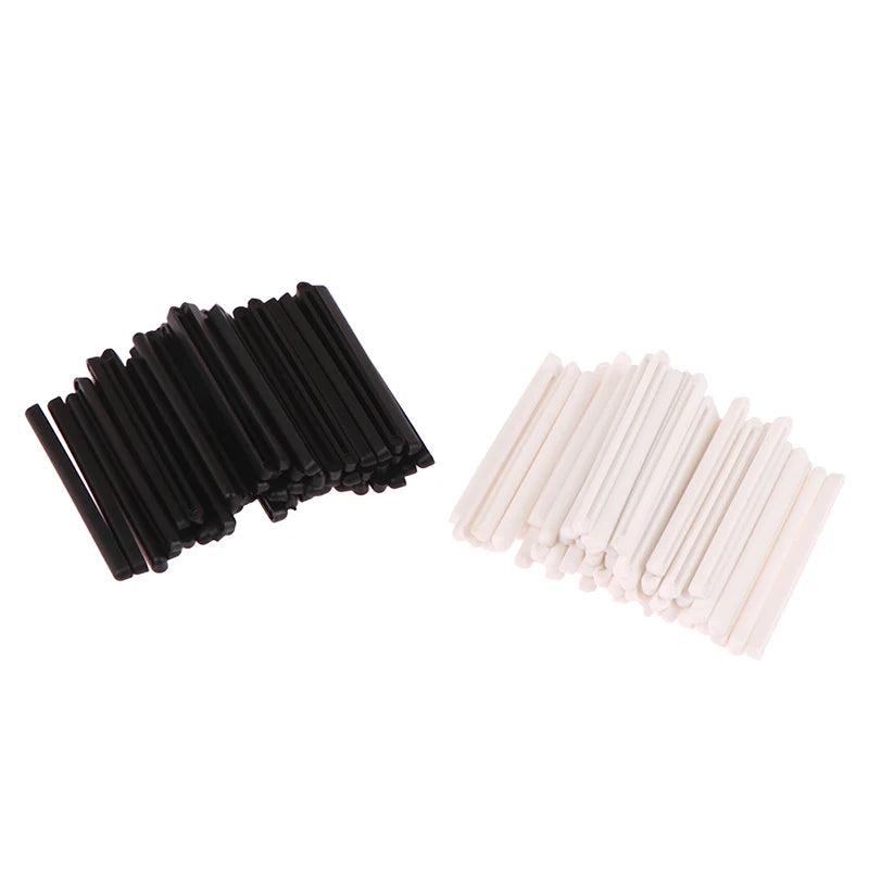 50-Pc Pet Clipper Blade Guide Replacements | Black & White Clipper Blade Guides QXL