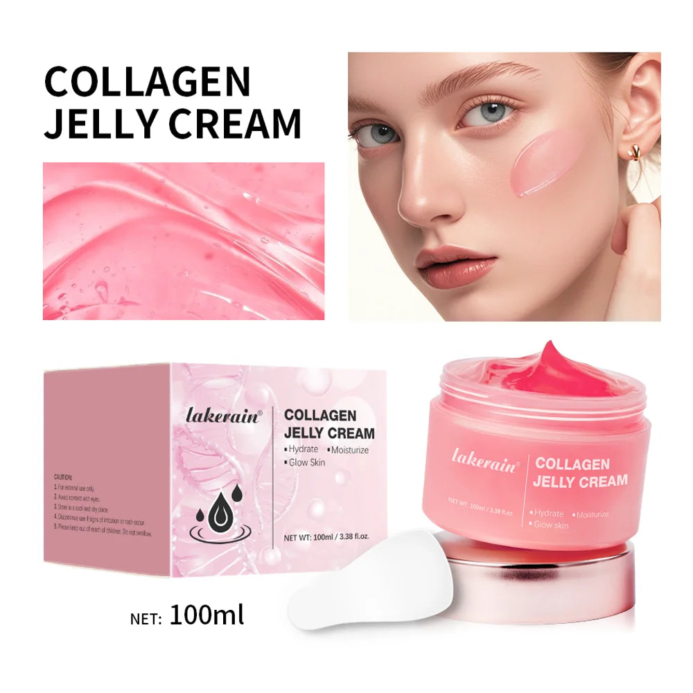 Lakerain Collagen Jelly Cream | Firming & Hydrating Face Gel Firming Face Cream QXL 1pc