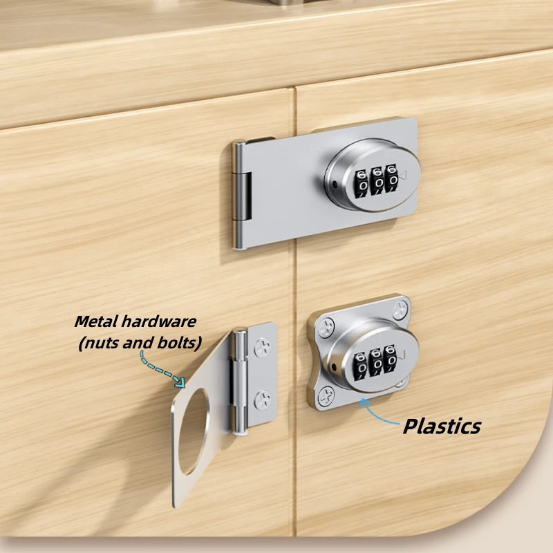Mechanical Password Slide Latch Lock – Doors, Cabinets & Gates Slide Latch Lock QXL