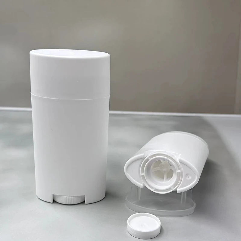 75g Refillable Rotating Lipstick & Deodorant Tube | White Refillable Cosmetic Tube QXL Default Title