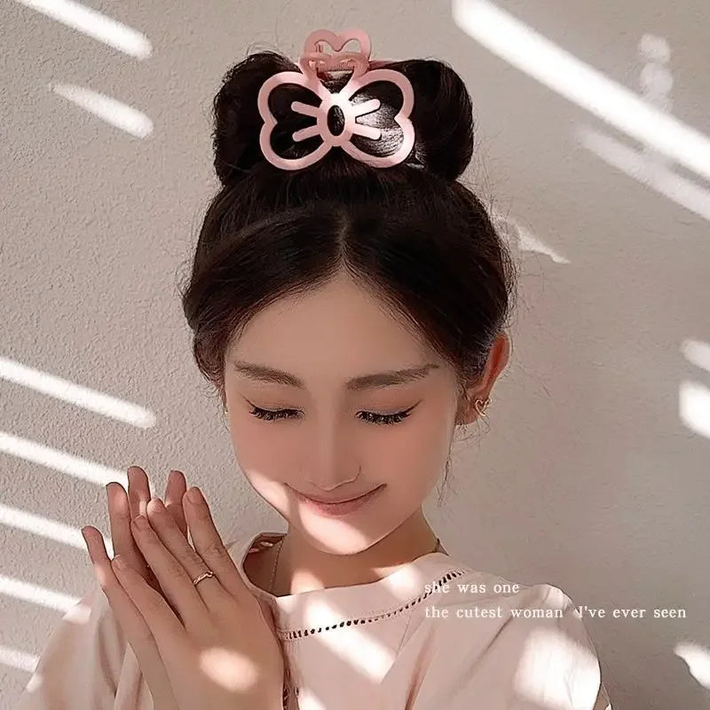 Sweet Candy Bow Claw Hair Clip | Fashion Crab Clip for Women Claw Hair Clip QXL