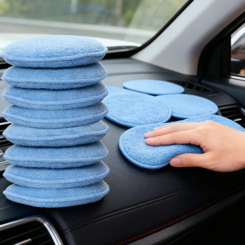 Car Wax Applicator Pads | Soft Sponge Polishing Kit 6/12-Pack Car Wax Applicator QXL