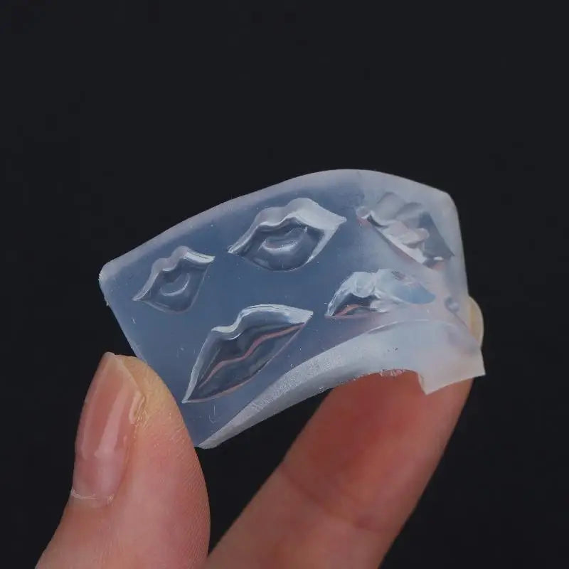 3D Lip Silicone Nail Art Mold | DIY Resin Charm Tool Nail Art Mold QXL