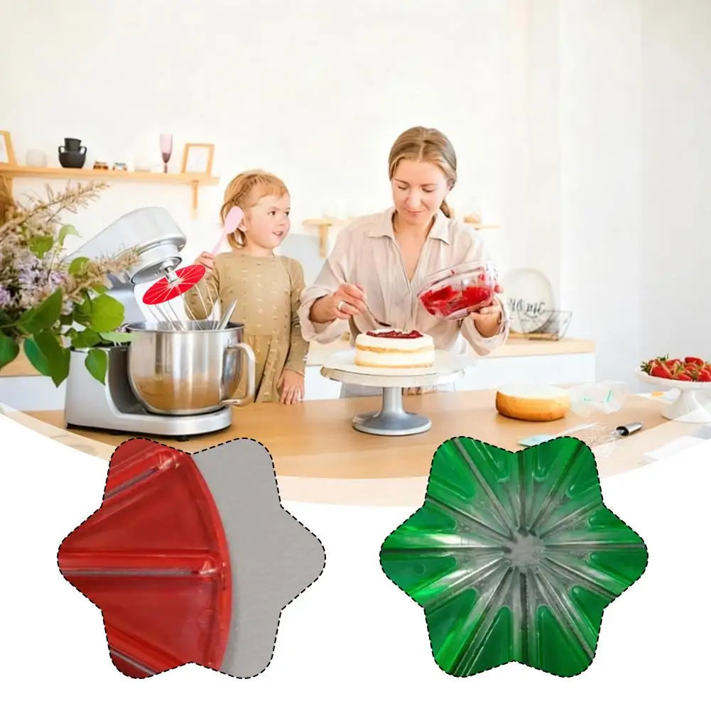 Stand Mixer Scraper Blade with Anti-Overflow Baffle | ABS+TPR Mixer Scraper Blade QXL