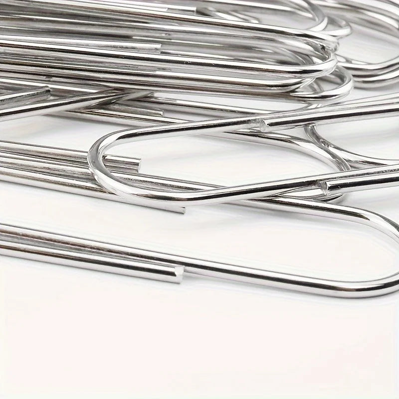 Large Anti-Slip Giant Paper Clips | Stainless Steel Office DIY Giant Paper Clips QXL
