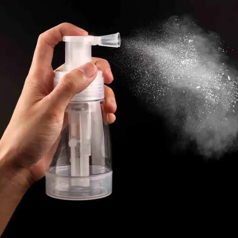 Powder Pump Spray Bottle | Loose Powder & Talc | 17ml/180ml Powder Spray Bottle QXL
