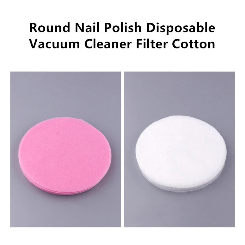 Nail Dust Collector Filter Paper | Non-Woven 100/200 Sheets Nail Vacuum Filter QXL