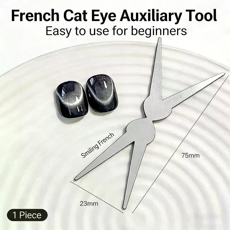 4-Pack Cat Eye Nail Art Magnets | Multi-Shape Magnetic Gel Tool Nail Art Magnet QXL