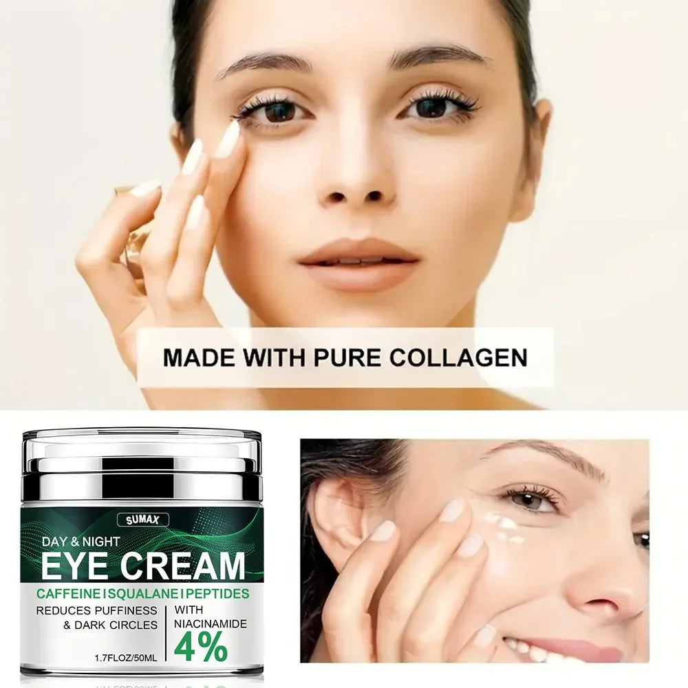 Nicotinamide Eye Cream – Hyaluronic Acid & Retinol | 50ml Eye Cream Gel QXL