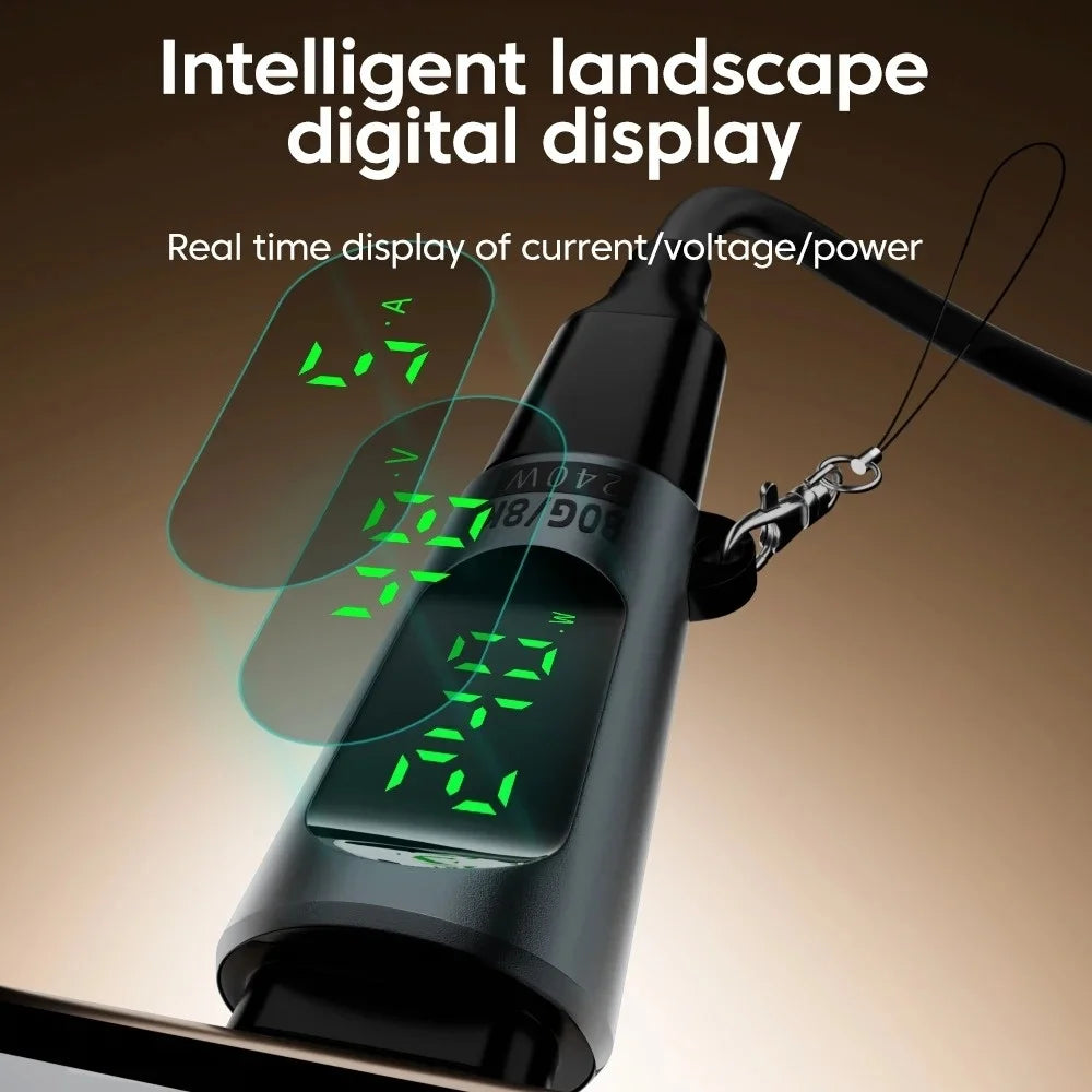 USB4 80Gbps USB-C Adapter | 240W PD 8K 60Hz OTG LED USB-C OTG Adapter QXL