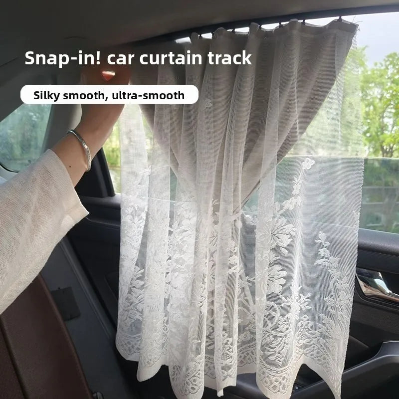 Car Privacy Curtains | Rear Seat Divider & Sun Shade Cover Car Window Curtain QXL