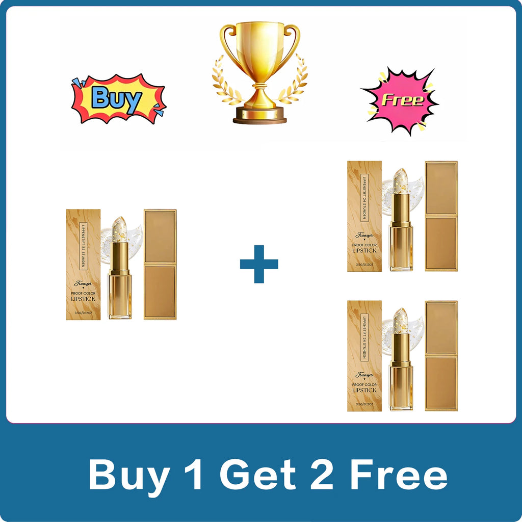 Gold Foil Color-Changing Lip Balm | Hydrating & Plumping Color-Changing Lip Balm QXL Buy 1 Get 2 Free
