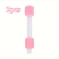 2-Pack Cabinet & Drawer Safety Locks | Child-Proof Home Guard Child Safety Lock QXL Pink 2pcs