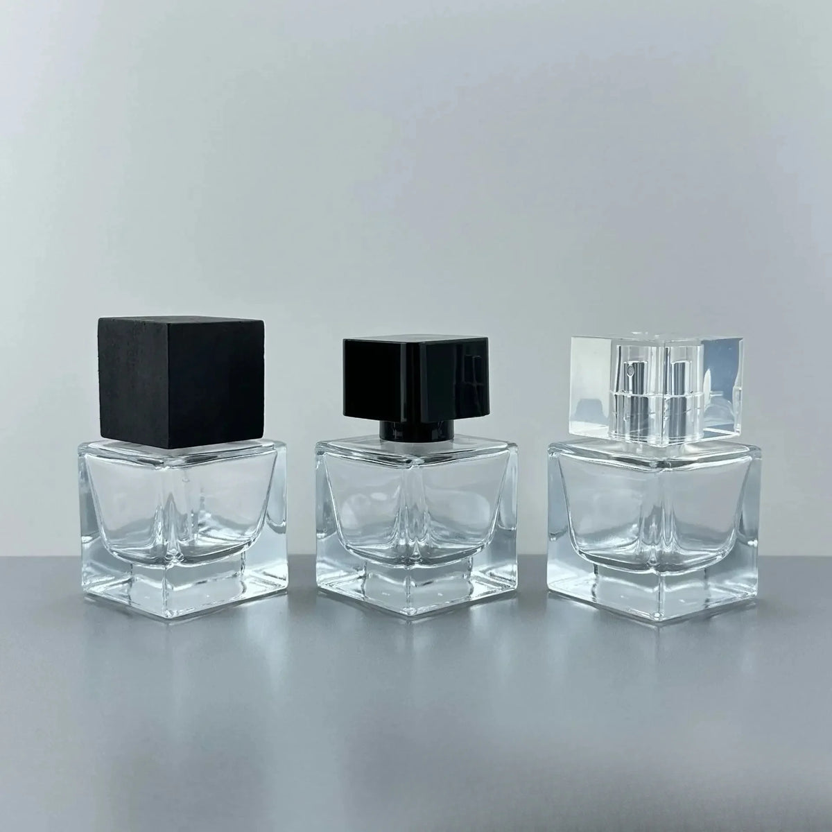 30ml Square Glass Perfume Bottle | Refillable Spray Atomizer Perfume Spray Bottle QXL
