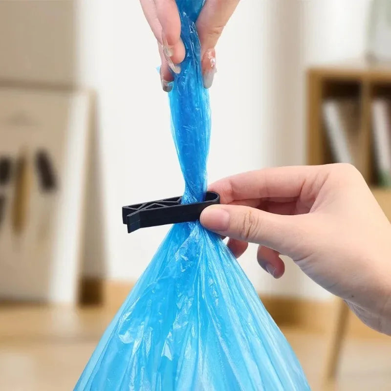 12-Pack Anti-Slip Trash Can Bag Clips | Bucket Edge Clamps Trash Can Clips QXL