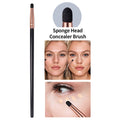 KOSSHOW Sponge Concealer Brush Set – Rose Gold Ferrule Concealer Brush Set QXL Gold