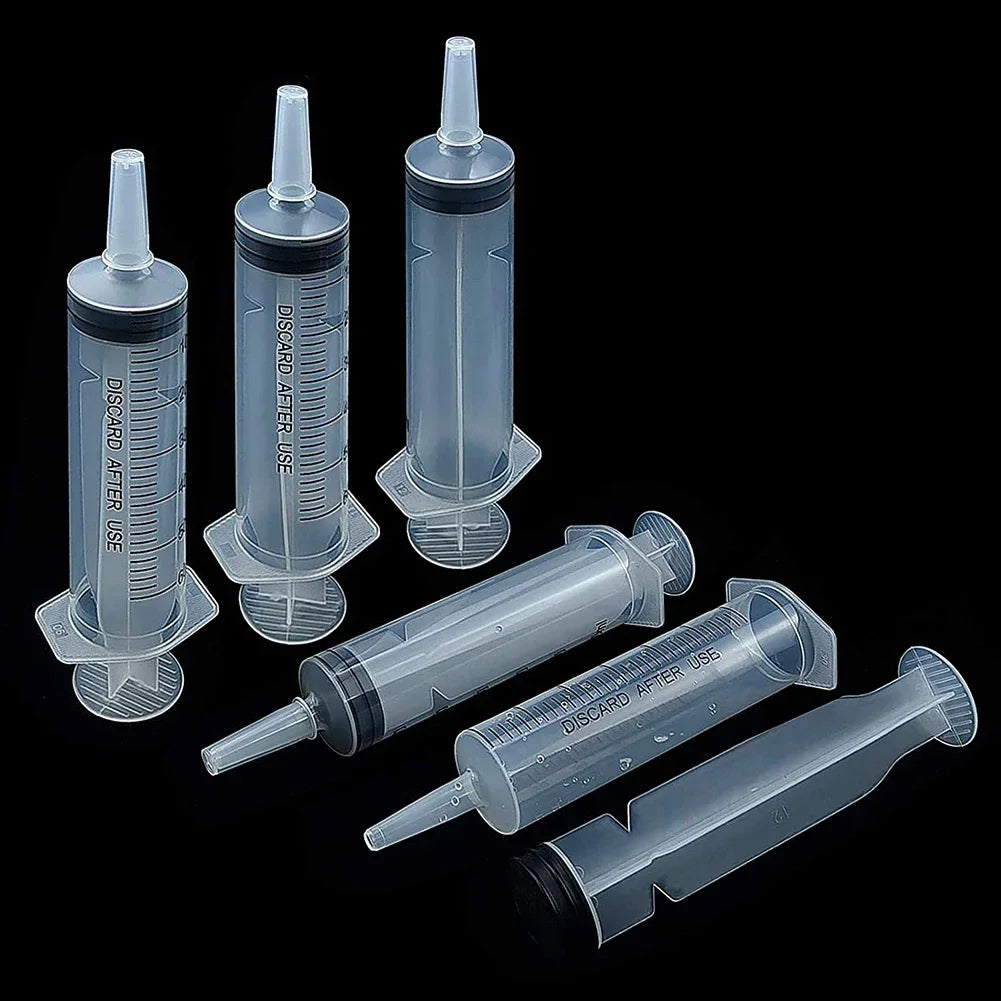 60ml Reusable Feeding Syringe for Pets, Hydroponics & Lab Pet Feeding Syringe QXL