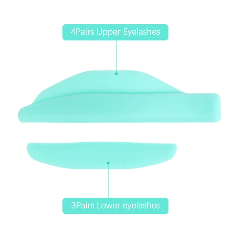 7 Pairs Reusable Silicone Lash Lift Shield Pads | Up & Low Lash Lift Pads QXL