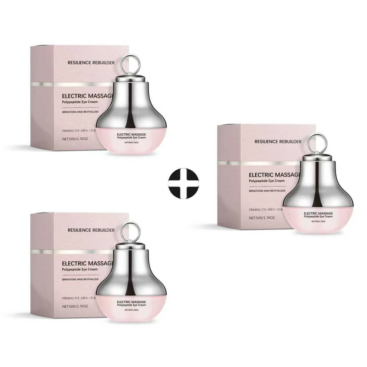 Electric Massage Polypeptide Eye Cream | Firming & Brightening 50g Eye Cream Massager QXL 3 X 50g boxed