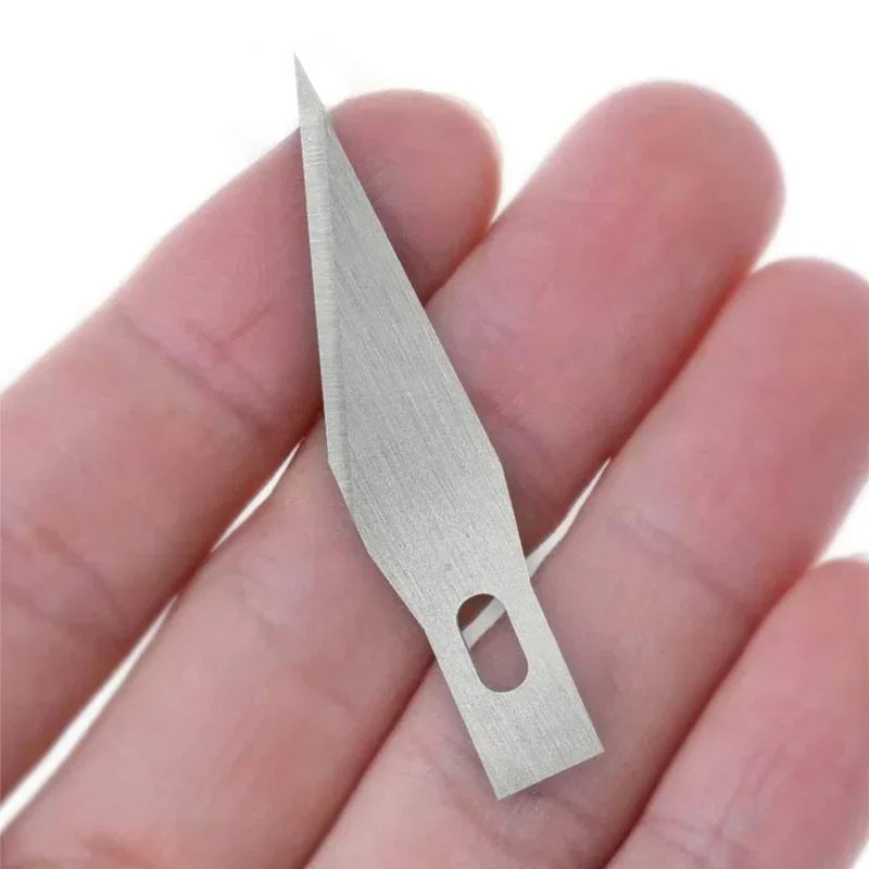 100/50-Pack #11 Carbon Steel Wood Carving Craft Blades Carving Blade Set QXL