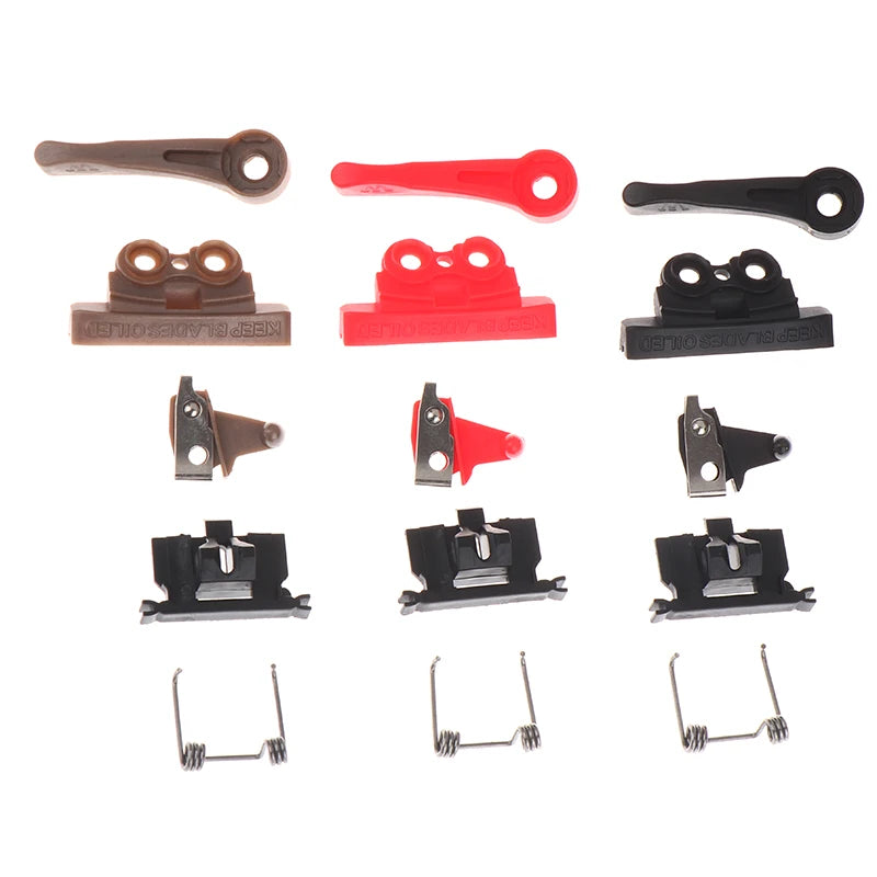 5-Pc Hair Clipper Replacement Parts – Swing Head, Switch & Rod Clipper Spare Parts QXL