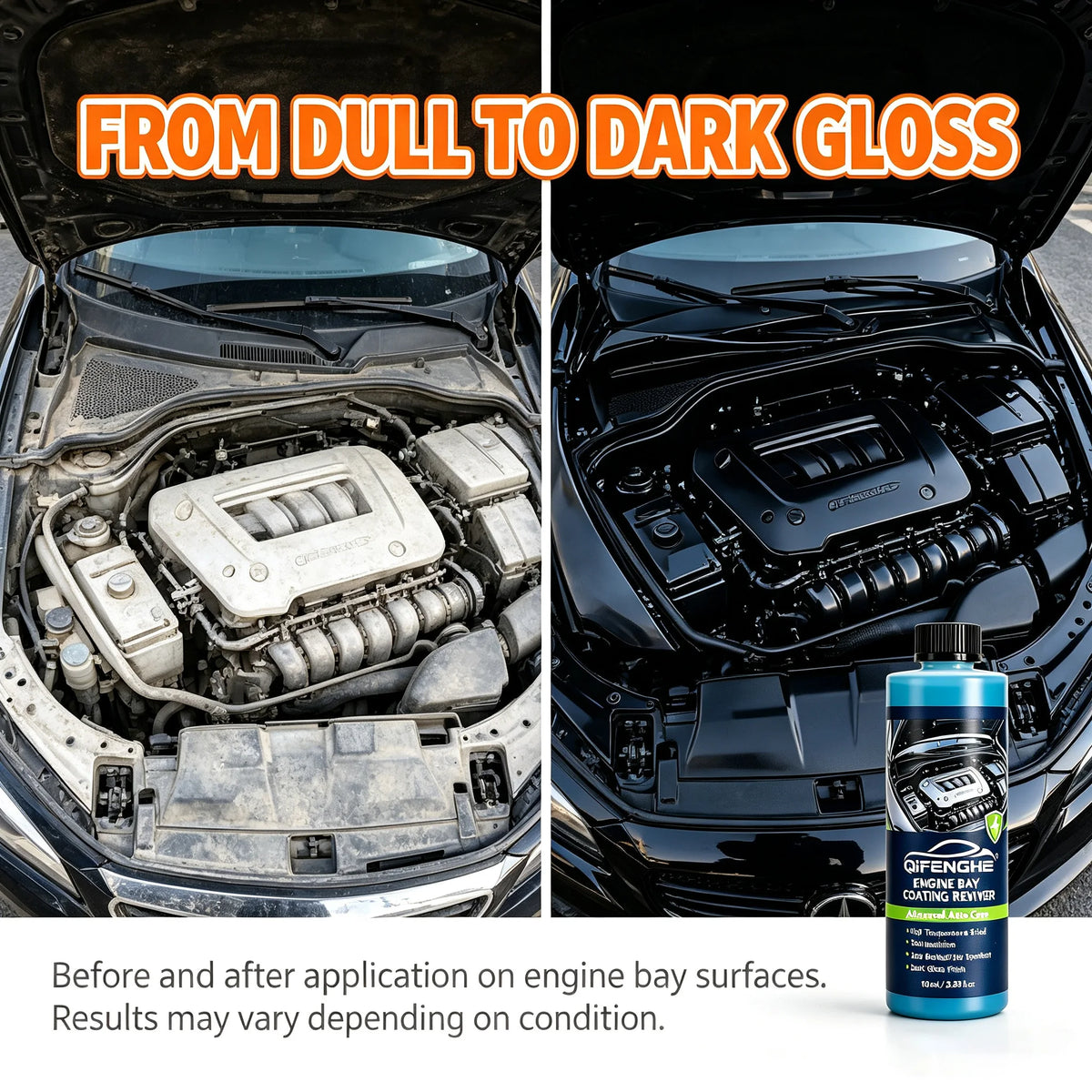 Engine Bay Coating Liquid 100ml | High-Temp Gloss & Protection Engine Bay Coating QXL Default Title