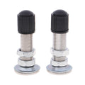 2-Pack 38mm Zinc Alloy Presta Bike Valve Stems | Mountain & Road Bicycle Valve Stems QXL 2pcs