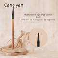 Fine Right-Angle Eyeliner Brush | Precision Corner Eye Brush Eyeliner Brush QXL Right Angle 02