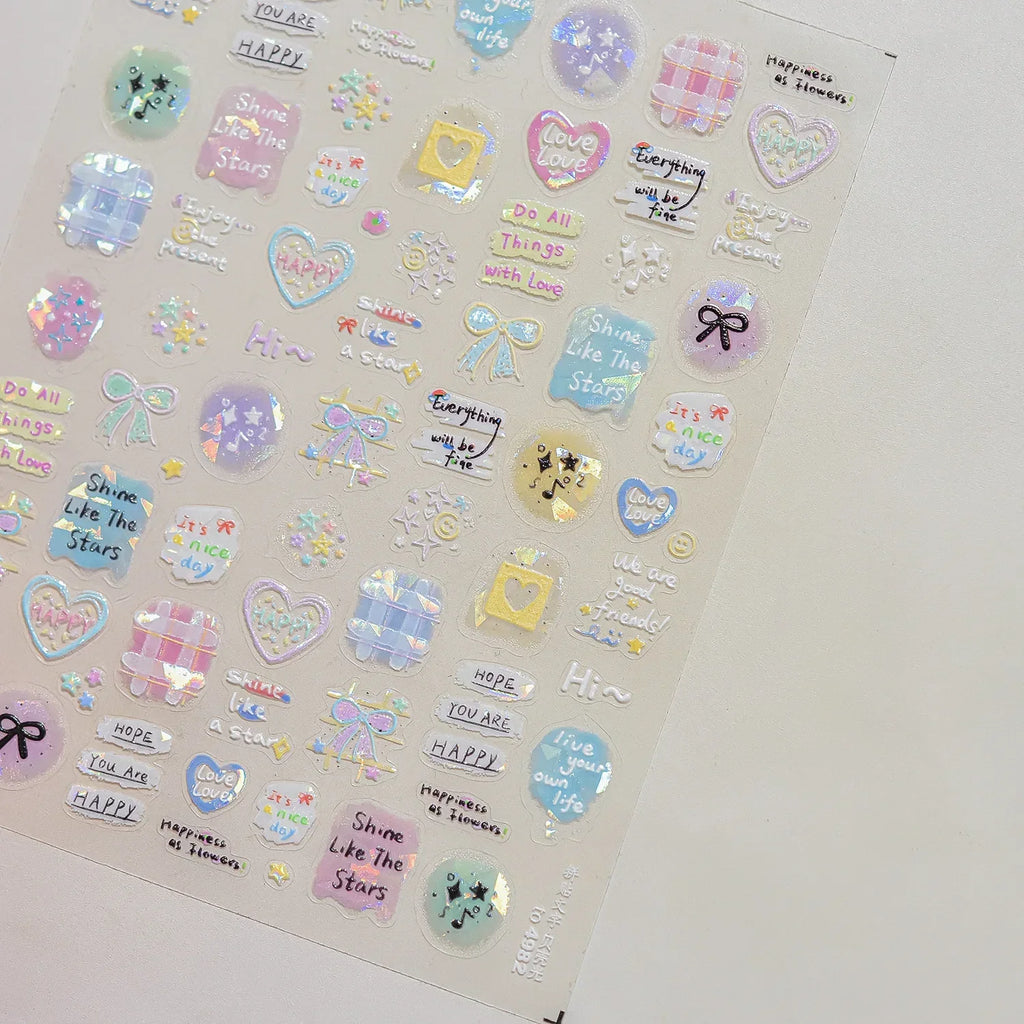 Ocean Theme 5D Self-Adhesive Nail Art Stickers & Manicure Decals Nail Art Stickers QXL TO4982