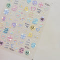 Ocean Theme 5D Self-Adhesive Nail Art Stickers & Manicure Decals Nail Art Stickers QXL TO4982