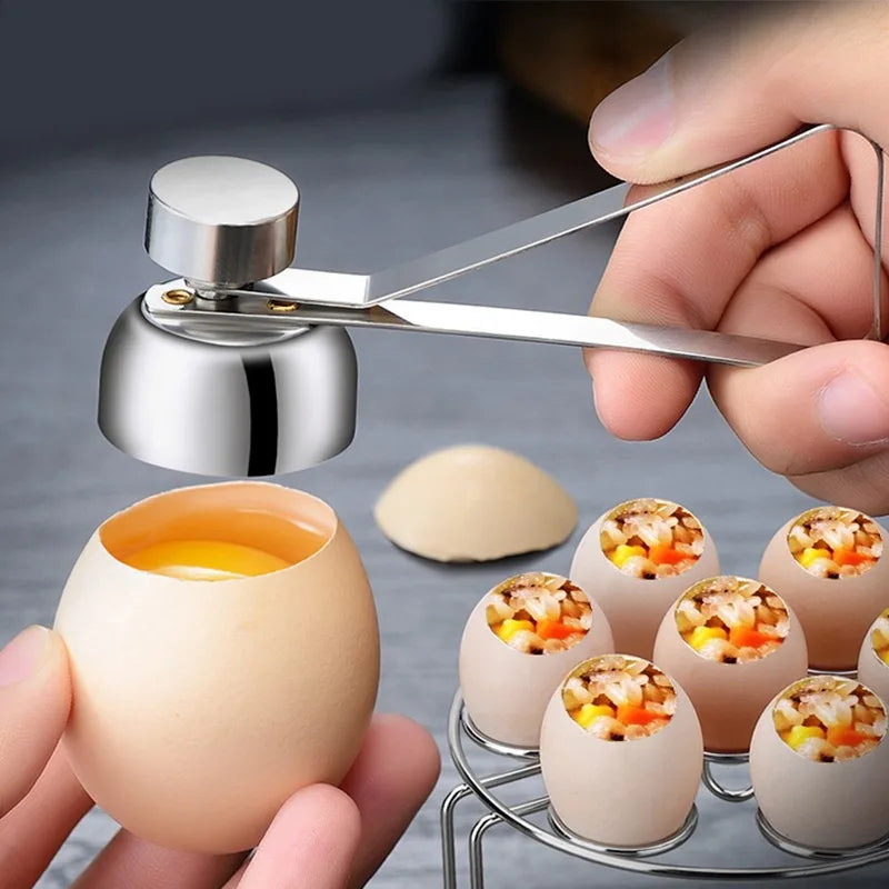 Stainless Steel Egg Opener & Eggshell Cutter | Kitchen Tool Egg Opener Tool QXL