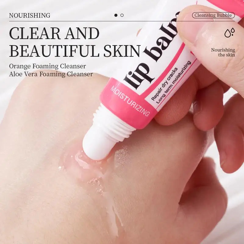 Rose & Aloe Vera Lip Balm – Moisturizing & Nourishing Lip Care Moisturizing Lip Balm QXL