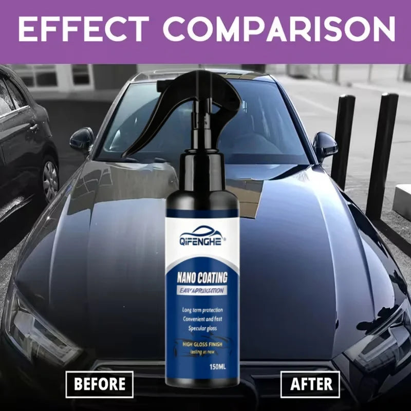Nano Coating Spray – Car Paint Protection with Microfiber Towel Car Coating Spray QXL