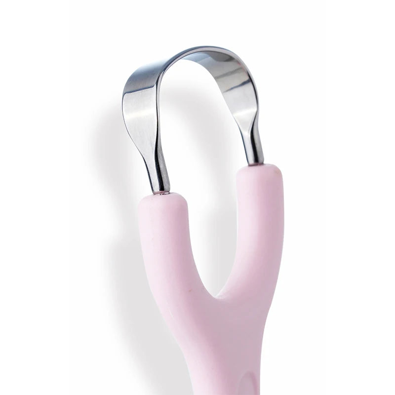 Stainless Steel U-Shaped Tongue Scraper | Fresh Breath Tongue Scraper QXL