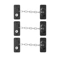 Child Safety Cabinet & Fridge Lock with Keys – 1/3 Pack Child Safety Lock QXL B192 Black-3Pcs