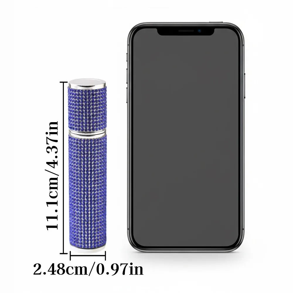 10ml Rhinestone Refillable Perfume Bottle | Fine Mist Atomizer Perfume Atomizer QXL