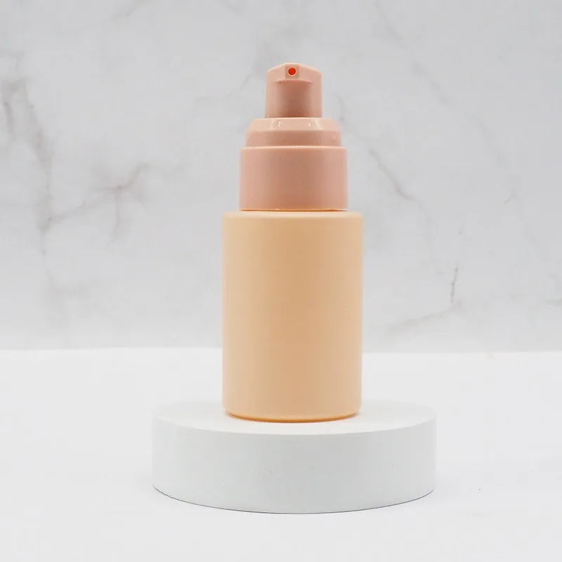 30ml Glass Pump Bottle | Refillable 1oz Travel Container Glass Pump Bottle QXL apricot 1Oz