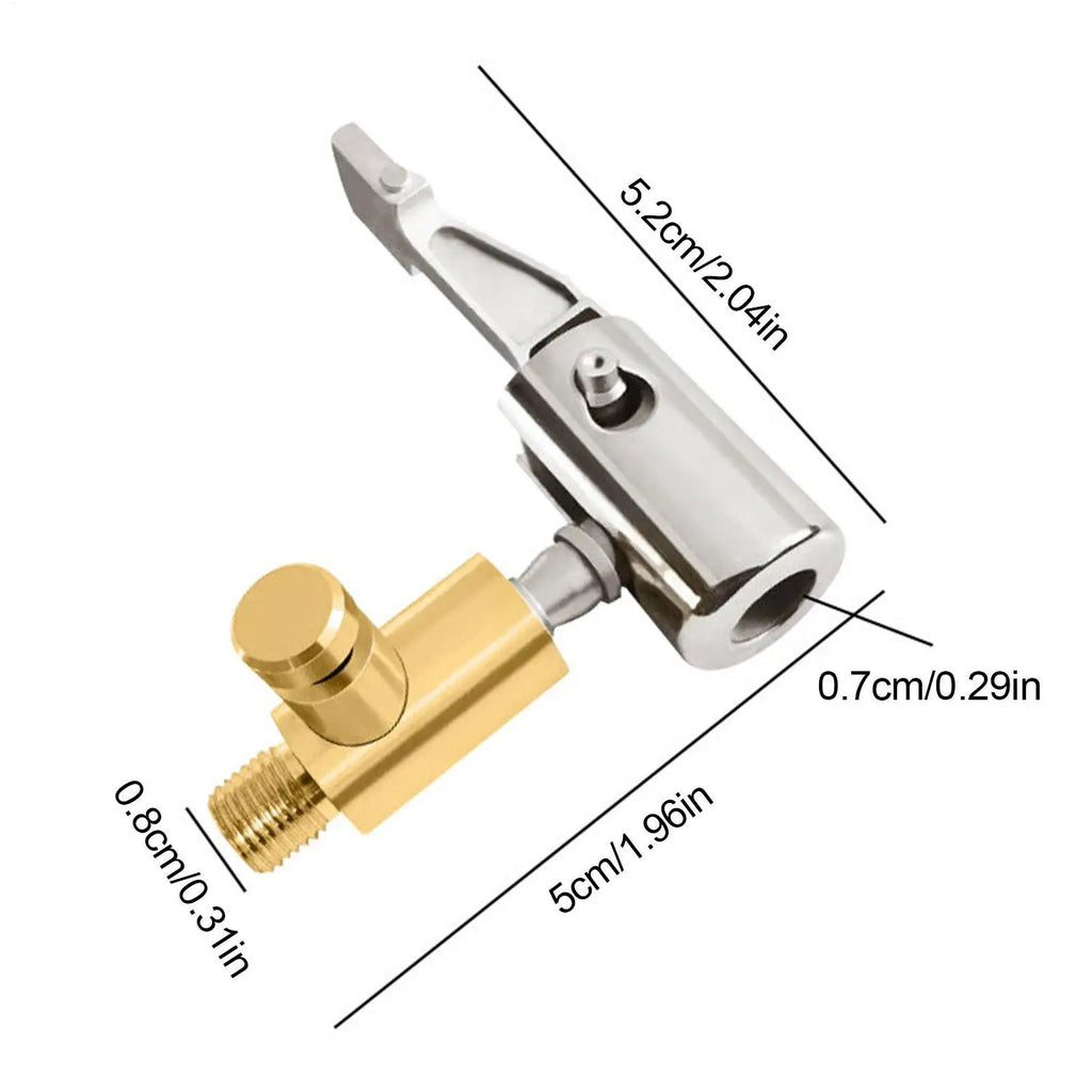 Quick-Lock Tire Inflator Nozzle | Air Chuck for Cars & Bikes Tire Inflator Nozzle QXL