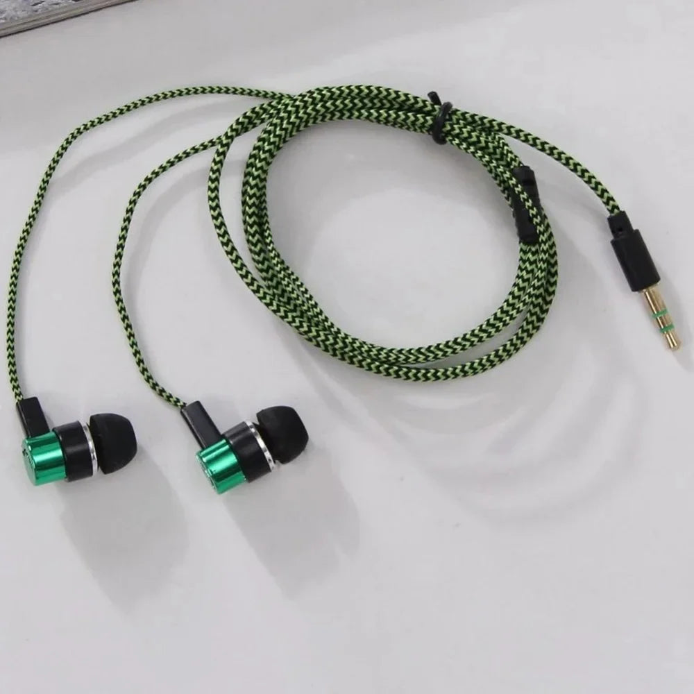 3.5mm Wired In-Ear Earbuds | Bass Stereo Noise Isolating Wired In-Ear Earbuds QXL