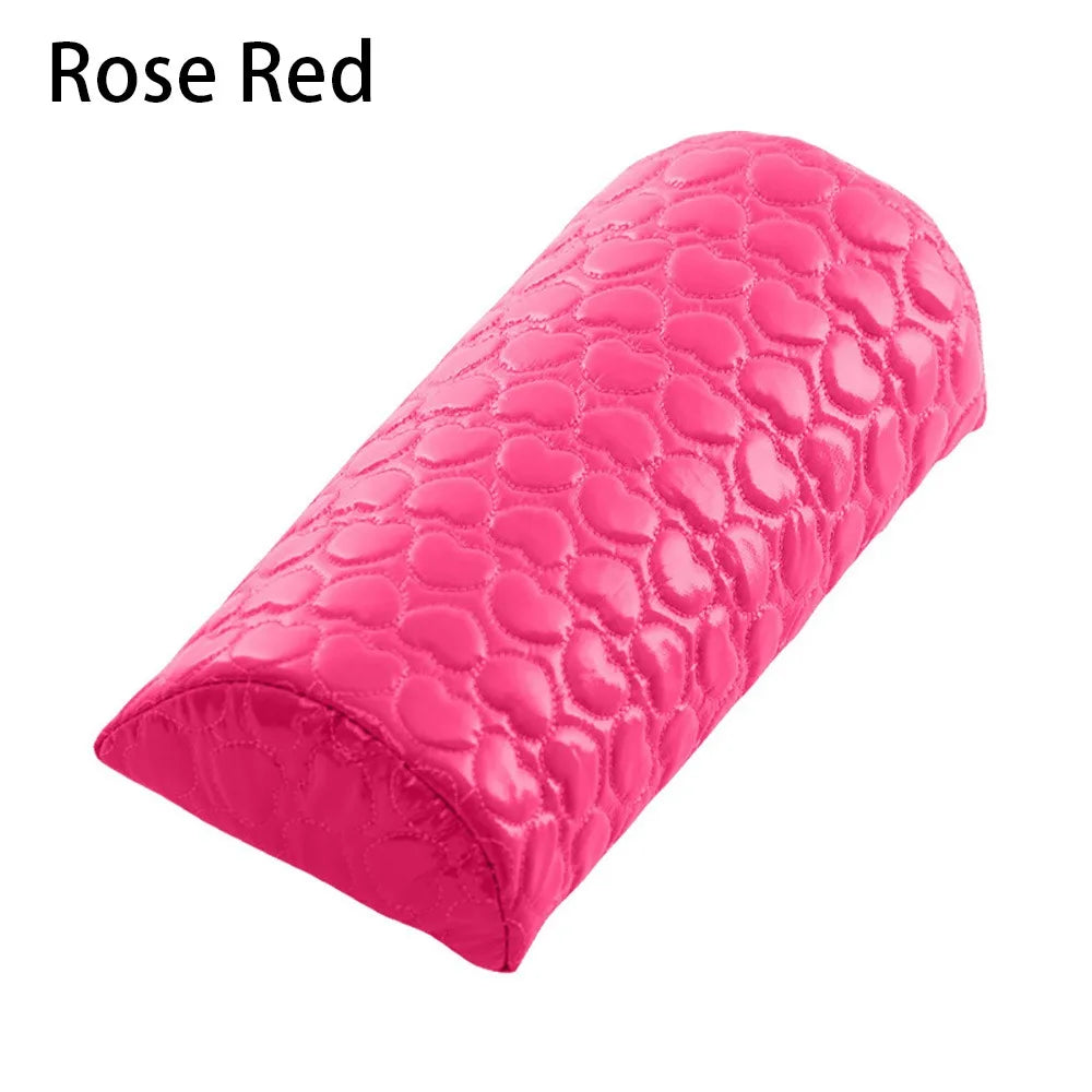 Sponge Nail Art Hand Rest Pillow | 7 Colors Manicure Cushion Nail Hand Rest Pillow QXL Rose Red