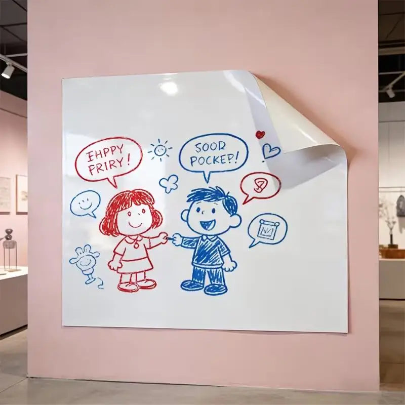 Self-Adhesive Whiteboard Wall Sticker | Removable Dry Erase Whiteboard Wall Sticker QXL