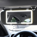LED Car Sun Visor Vanity Mirror – 60 LEDs & 3 Light Modes Car Vanity Mirror QXL WHITE