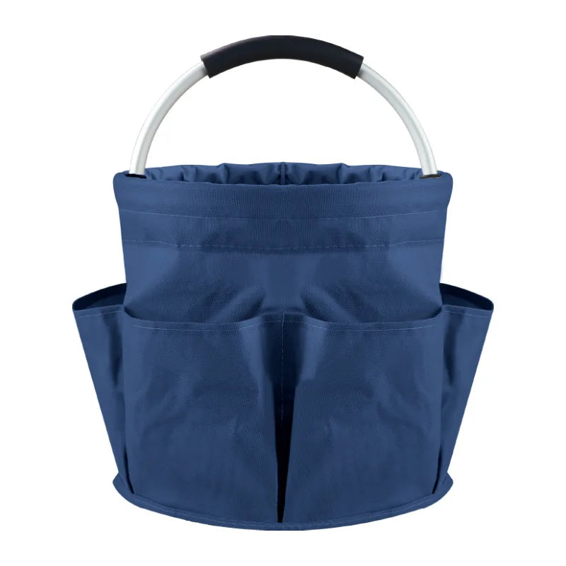 Foldable Portable Basket | Picnic, Beach & Home Storage Foldable Storage Basket QXL DEEP BLUE
