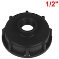 S60X6 IBC Tank Adapter Cap – 1/2" 3/4" 1" Plastic Connector IBC Tank Adapter QXL 12 inch