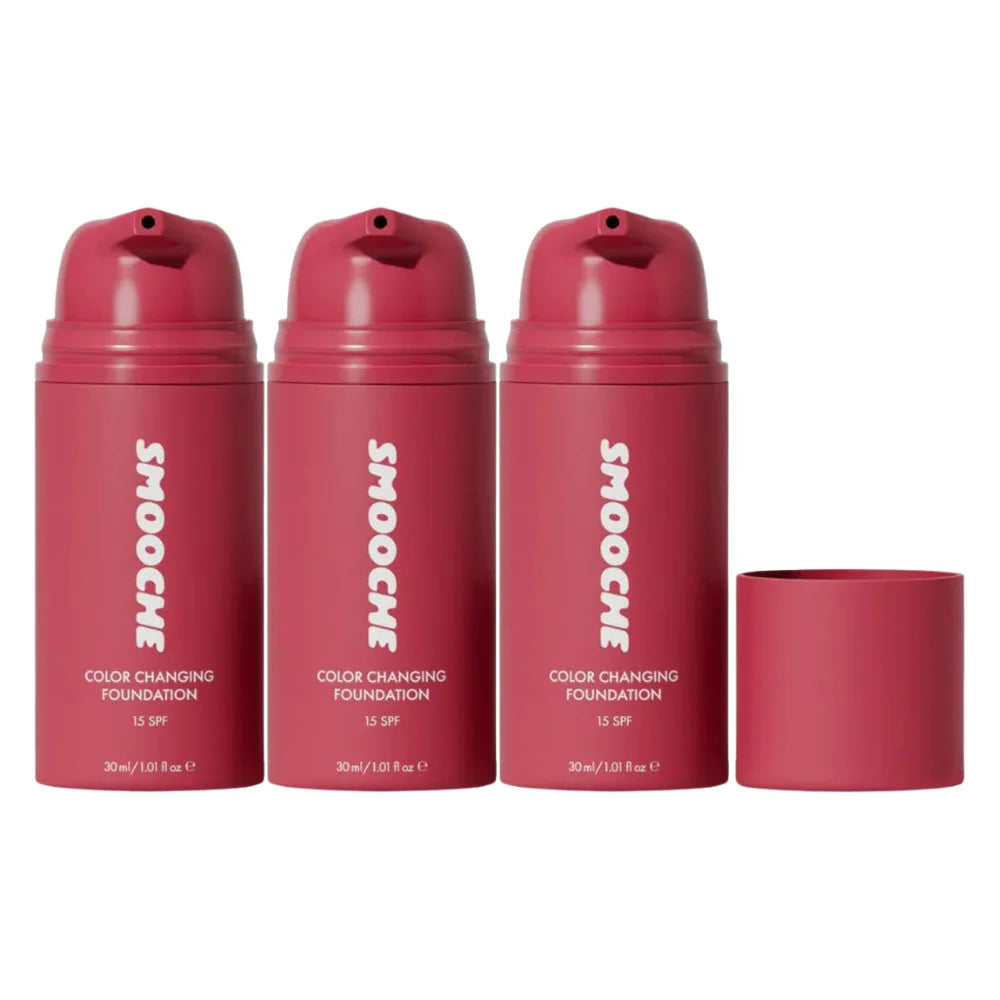 Color-Changing Liquid Foundation | All-Day Flawless Coverage 30ml Liquid Foundation QXL 3PCS 30ML