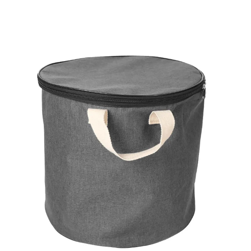 Kids Large Toy Storage Bag | Drawstring Play Mat Organizer Toy Storage Bag QXL grey-1pcs