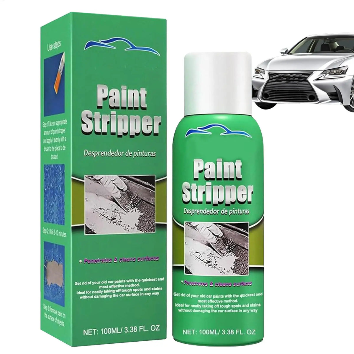 100ml Multipurpose Paint Stripper | Wood, Metal, Glass & Car Paint Stripper QXL