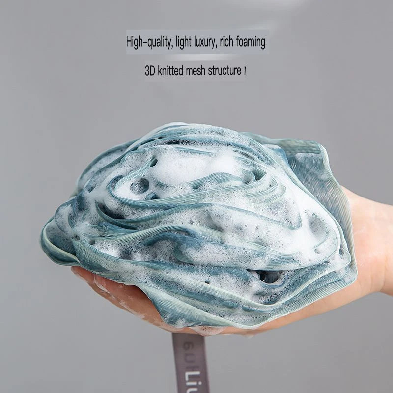 Large Rose Bath Ball – Soft Bubble Scrubber for Luxurious Baths Bath Scrubber QXL